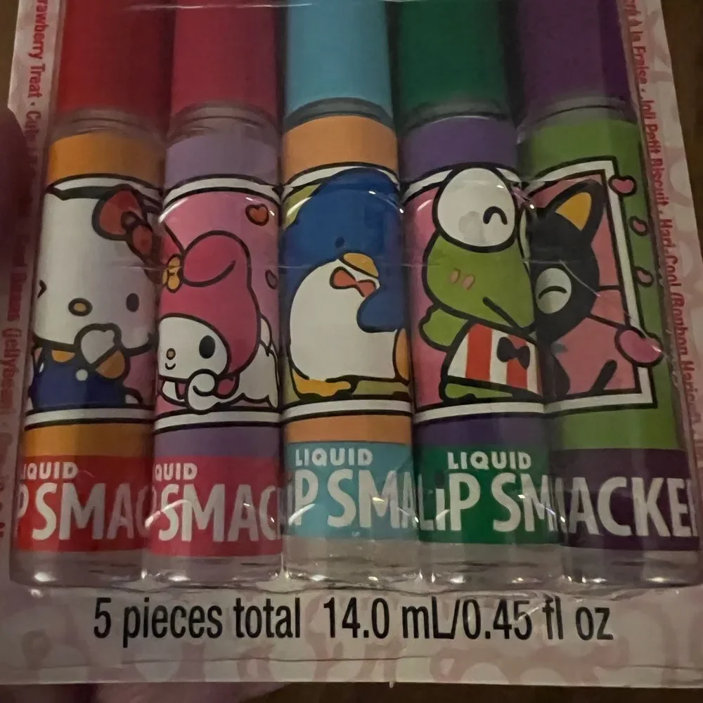 Lip Smacker Hello Kitty Liquid Lip Gloss Set - 50th Anniversary LIMITED EDITION
